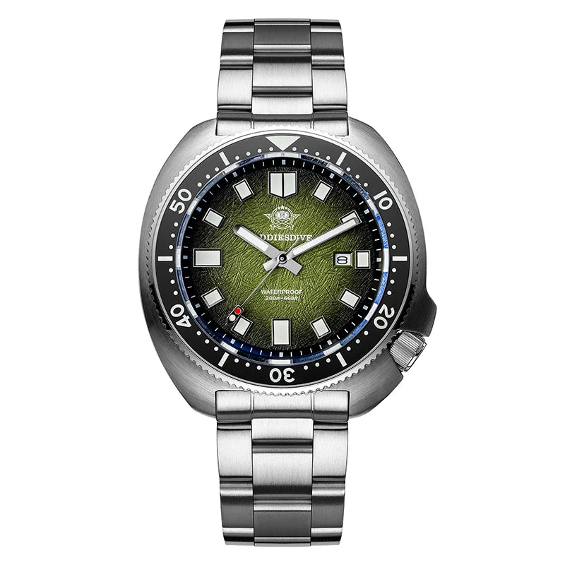ADDIESDIVE Watch For Man AD2511 Sapphire Glass Window Display BGW9 Luminous 200M waterproof 316L Stainless Steel Quartz Watches