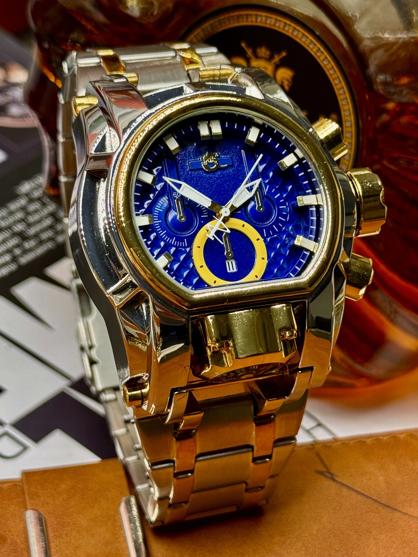 Luxury Men's Punk Style Watch, Unique Design and Fashionable Street Accessory, Ideal Gift for Him, Durable and Practical