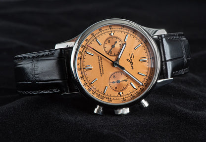 Panda 40 Pilot Chronograph Watch Men Air Force Sapphire Colors ST1901 TIanjin Movement Mechanical Wristwatches Fashion Clock