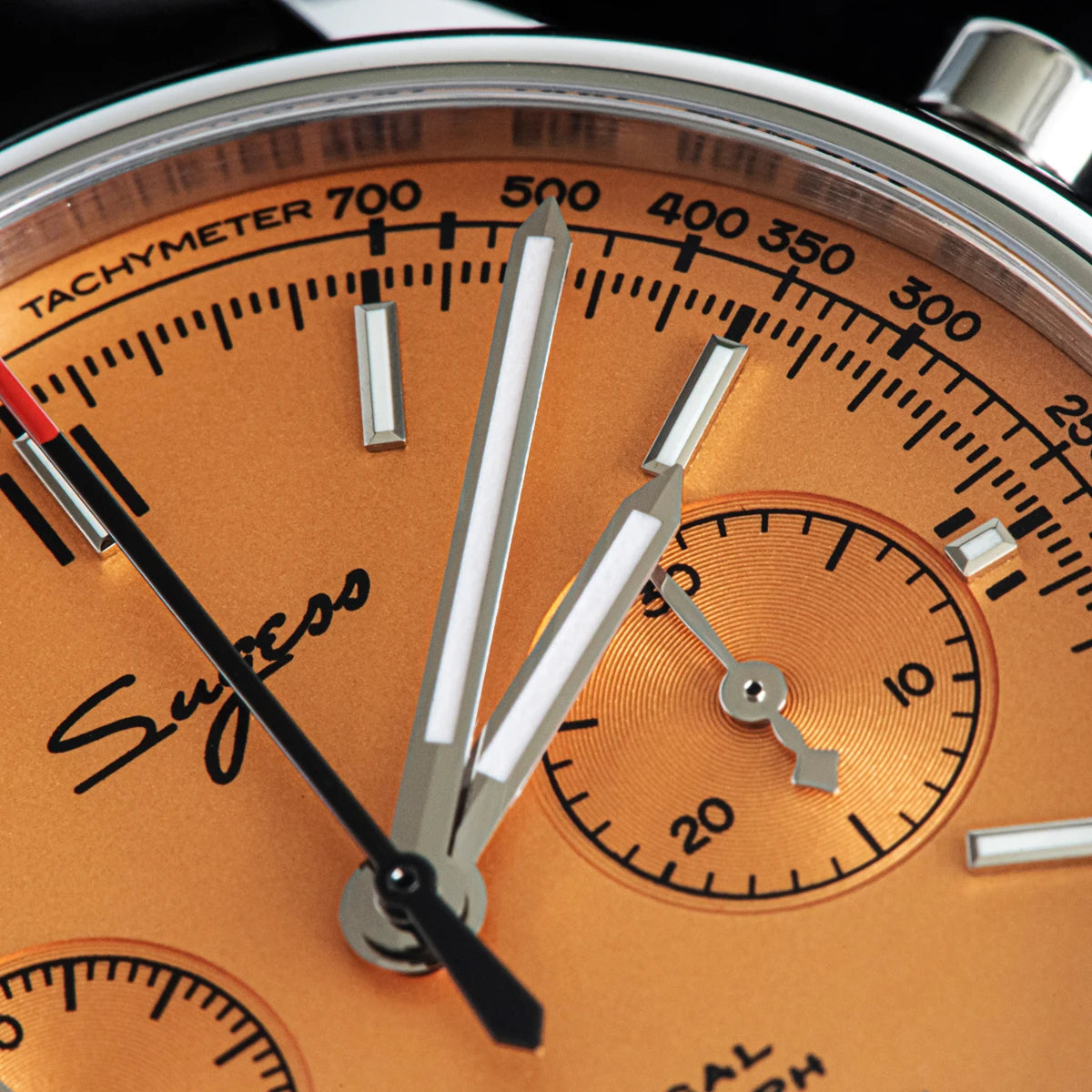 Panda 40 Pilot Chronograph Watch Men Air Force Sapphire Colors ST1901 TIanjin Movement Mechanical Wristwatches Fashion Clock