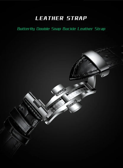 JINLERY Fashion Real Tourbillon Watch Man Luxury Skeleton Watches for Men Wristwatch Male Clock New  Gifts Relogio Masculino2025