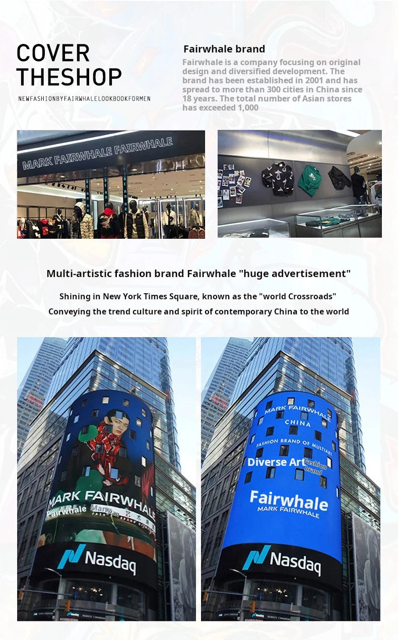 Mark Fairwhale 6014 Men's Automatic Movement Mechanical Watch Square Dial Stainless Steel Waterproof Mesh Strap Watches for Men