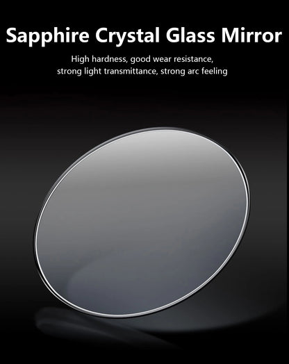 POEDAGAR Military Sport Man Watch Waterproof Luminous Hollow Tourbillon Men Clock Automatic Mechanical Leather Men's Watches+Box