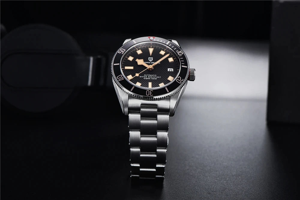 PAGANI DESIGN 2026 New BB58 Men's Watches Mechanical Watch For Men Luxury Automatic Miyota 8215 Sports Waterproof Watch Mens