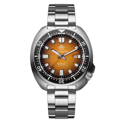 ADDIESDIVE Watch For Man AD2511 Sapphire Glass Window Display BGW9 Luminous 200M waterproof 316L Stainless Steel Quartz Watches