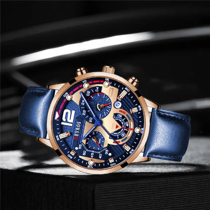 Fashion Elegant Men's Quartz Wrist Watch, Luxury Calendar Watches - Work and Daily Decoration. men watch