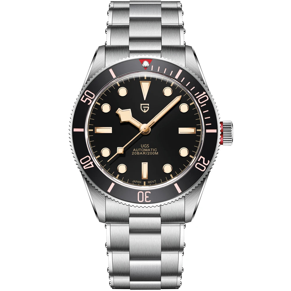 PAGANI DESIGN 2026 New BB58 Men's Watches Mechanical Watch For Men Luxury Automatic Miyota 8215 Sports Waterproof Watch Mens