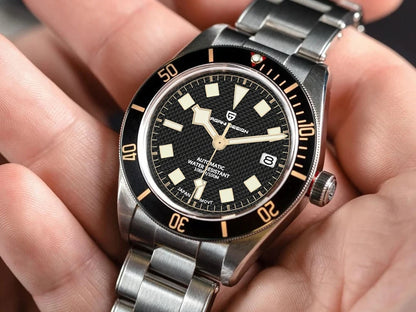 PAGANI DESIGN 2026 New BB58 Men's Watches Mechanical Watch For Men Luxury Automatic Miyota 8215 Sports Waterproof Watch Mens