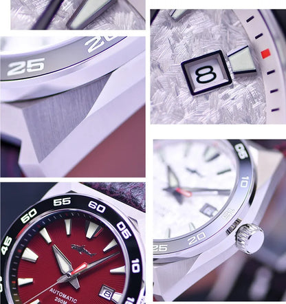 Heimdallr Monster Watch NH35A Movement 48mm Calendar C3 Luminous Stainless Steel Strap Automatic Mechanical Watch For Man 20Bar