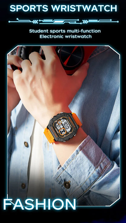 SANDA Fashion Brand Digital G Style Top Men's Watch Luxury Military Sport Waterproof Alarm Stopwatch Clock Relogio Masculino