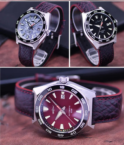 Heimdallr Monster Watch NH35A Movement 48mm Calendar C3 Luminous Stainless Steel Strap Automatic Mechanical Watch For Man 20Bar