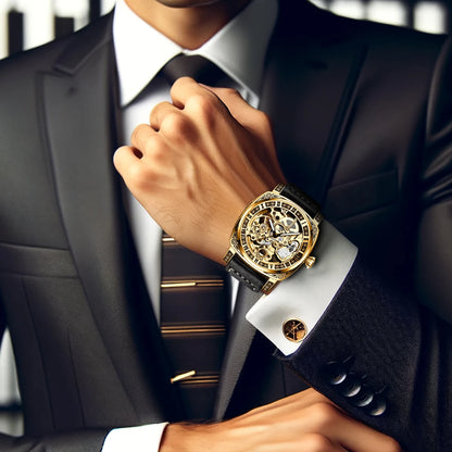 The new men's watch is innovative, high-end, niche, handsome, cool, classic and versatile, luminous men's mechanical watch