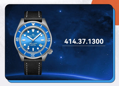 Seagull Color Holiday Men's Automatic Mechanical Watch Titanium Alloy Luxury Diving Watch Sapphire Glass Luminous Wristwatch 414