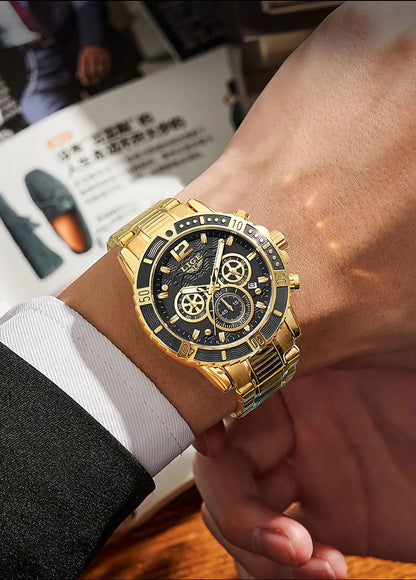 LIGE Luxury Casual Men's Wristwatch Sports Stainless Steel Waterproof Date Man Watch High Quality Fashion Quartz Men Watches