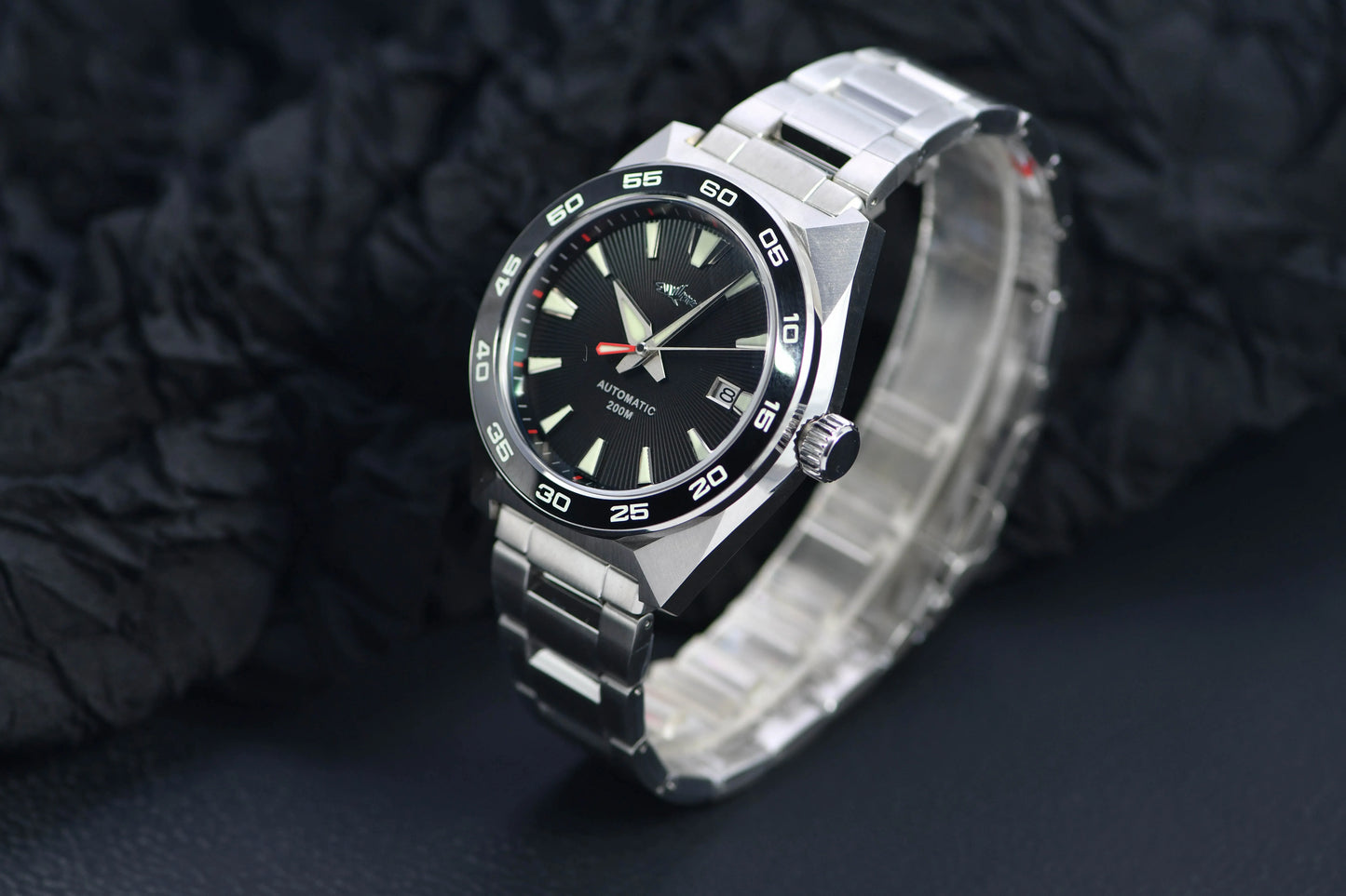 Heimdallr Monster Watch NH35A Movement 48mm Calendar C3 Luminous Stainless Steel Strap Automatic Mechanical Watch For Man 20Bar