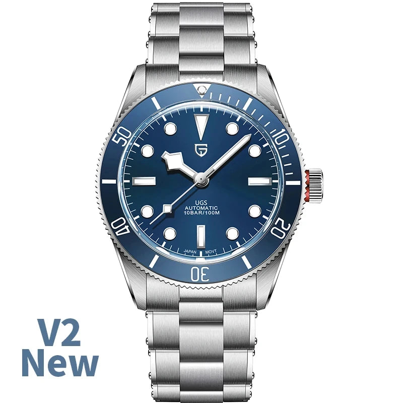 PAGANI DESIGN 2026 New BB58 Men's Watches Mechanical Watch For Men Luxury Automatic Miyota 8215 Sports Waterproof Watch Mens