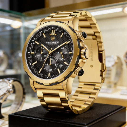 LIGE Luxury Men Watch Top Original Waterproof Luminous Chronograph Man Wristwatch Stainless Steel Quartz Men's Watches Reloj