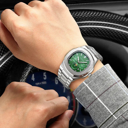 Original CURDDEN Famous Brand Men Watches Silver Fashion Alloy Band Gifts Date Quartz Watch Relogio Masculino Reloj Hombre 2026