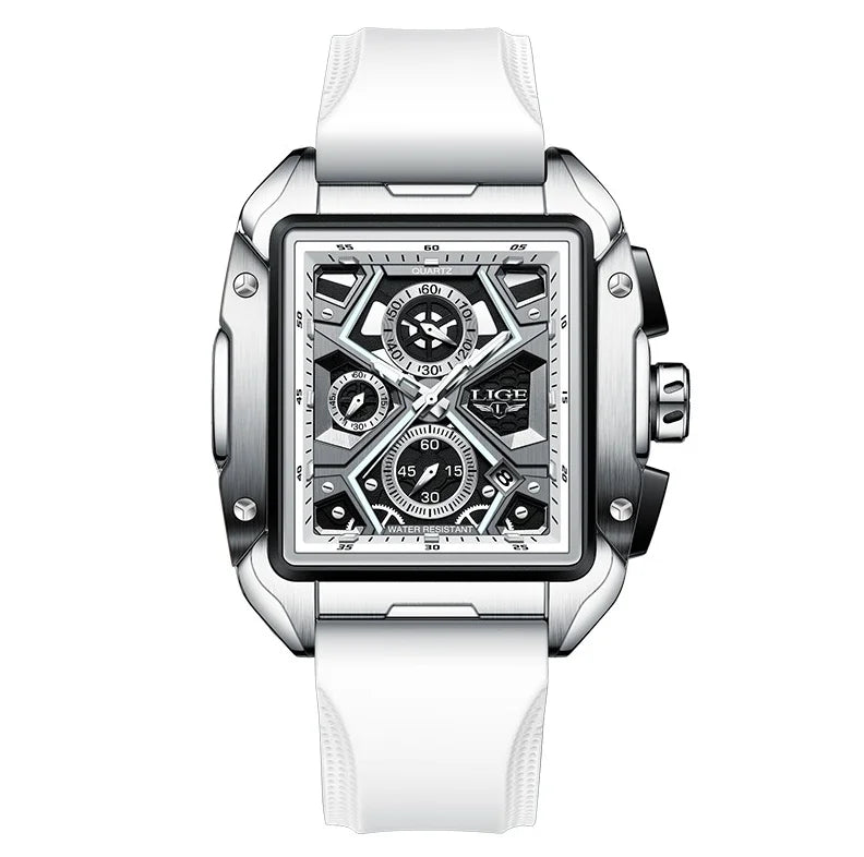 LIGE Luxury Casual Men's Wristwatch Sports Stainless Steel Waterproof Date Man Watch High Quality Fashion Quartz Men Watches