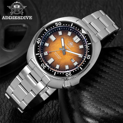 ADDIESDIVE Watch For Man AD2511 Sapphire Glass Window Display BGW9 Luminous 200M waterproof 316L Stainless Steel Quartz Watches