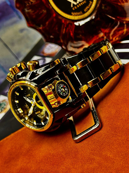 Luxury Men's Punk Style Watch, Unique Design and Fashionable Street Accessory, Ideal Gift for Him, Durable and Practical