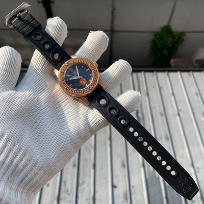 STEELDIVE SD1952VS New Arrival Solid Bronze Case Black Dial 300M Waterproof NH35 Mechanical Sapphire Glass Mens Dive Watch