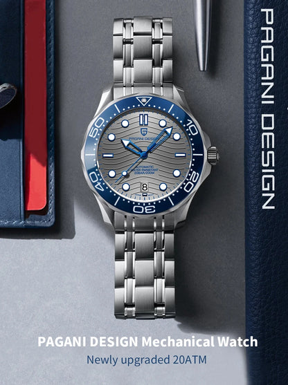 PAGANI DESIGN 2026 New Business Watch Mechanical luxury Wrist watch for men Automatic Miyota 8215 Clock Men Watch waterproof