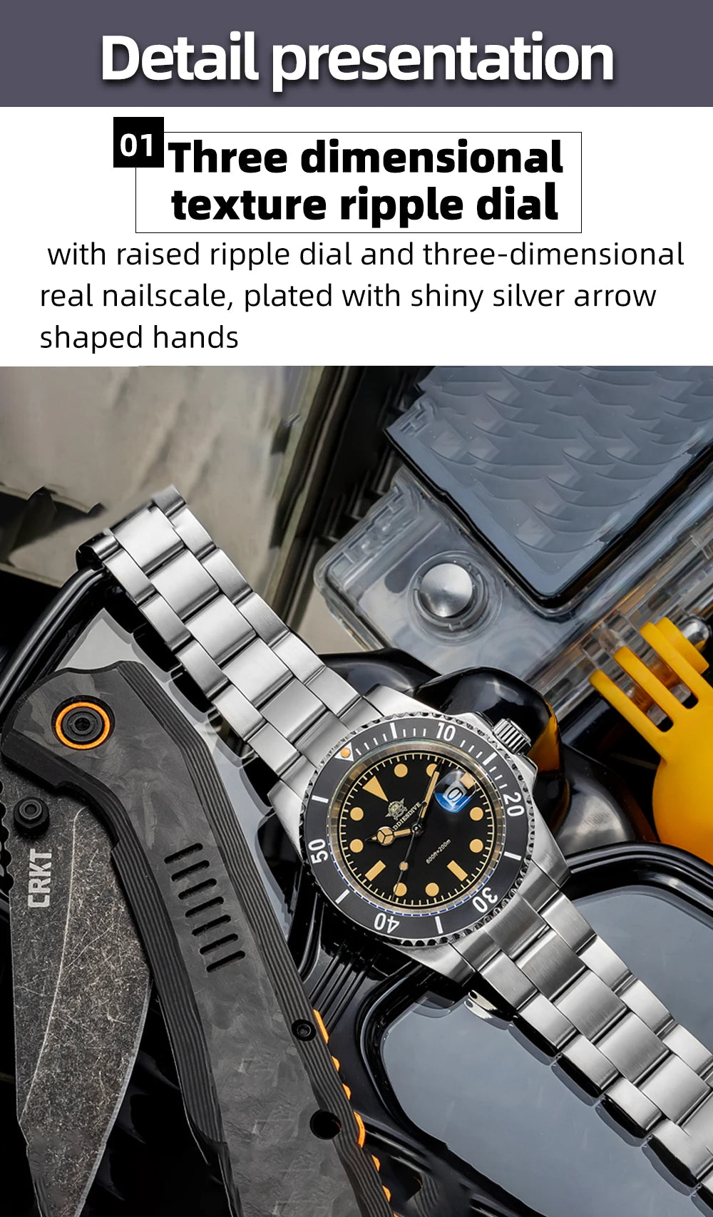 ADDIESDIVE Diver Watch Men Quartz Wristwatch 200m Waterproof Ceramic Bezel Super C3 Luminous AR Coating Calendar Diving Watch