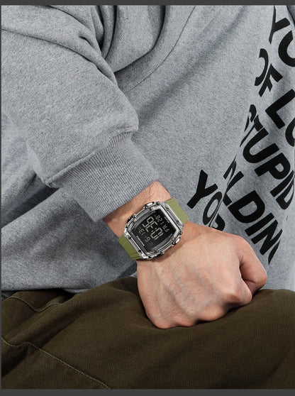 NAVIFROCE Relogio Masculino 2025 Man LCD Display Wristwatches Men Watches Luminous Military Sport Waterproof Quartz Male Clock