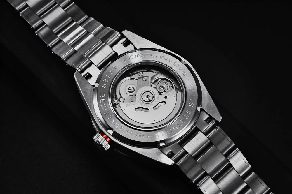 PAGANI DESIGN 2026 New BB58 Men's Watches Mechanical Watch For Men Luxury Automatic Miyota 8215 Sports Waterproof Watch Mens