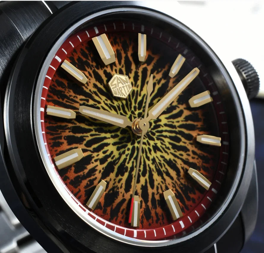 San Martin Men Automatic Watch 39mm JianZhan Gada Mechanical Wristwatch 10ATM Waterproof Luminous Sapphire Miyota 90S5