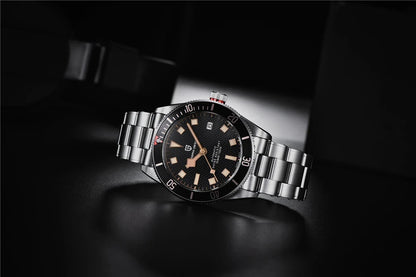 PAGANI DESIGN 2026 New BB58 Men's Watches Mechanical Watch For Men Luxury Automatic Miyota 8215 Sports Waterproof Watch Mens