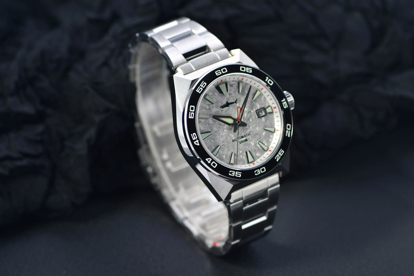 Heimdallr Monster Watch NH35A Movement 48mm Calendar C3 Luminous Stainless Steel Strap Automatic Mechanical Watch For Man 20Bar