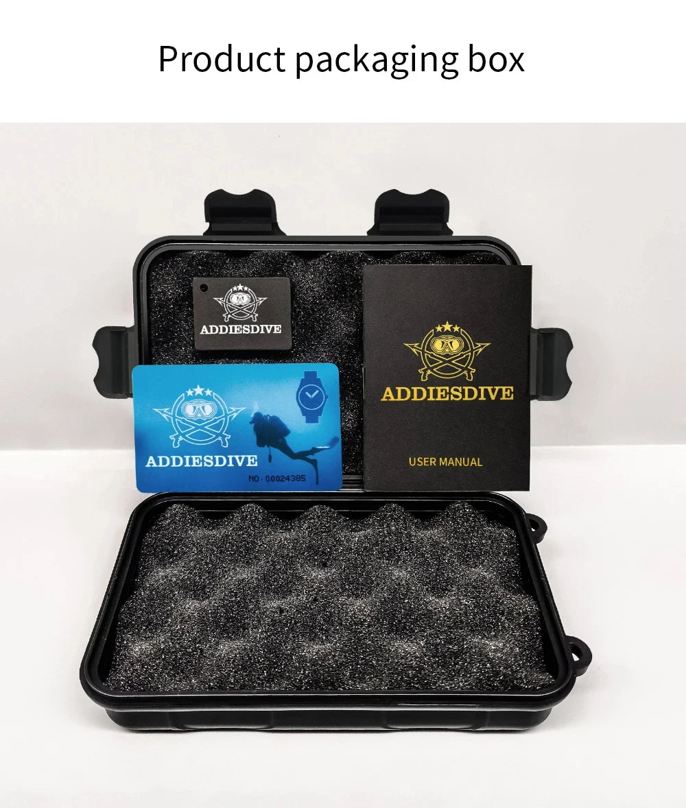 ADDIESDIVE 2026 NEW Multifunctional Chronograph VK64 Quartz Watch Ceramic Bezel Stainless steel Men's Watch Waterproof Luminous