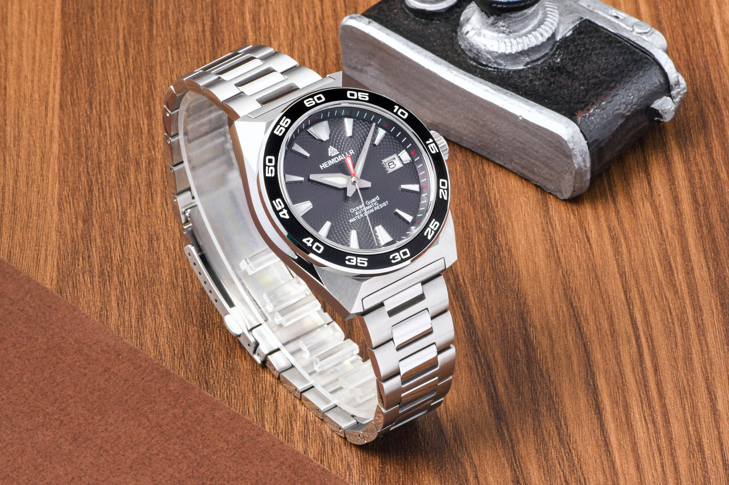 Heimdallr Monster Watch NH35A Movement 48mm Calendar C3 Luminous Stainless Steel Strap Automatic Mechanical Watch For Man 20Bar