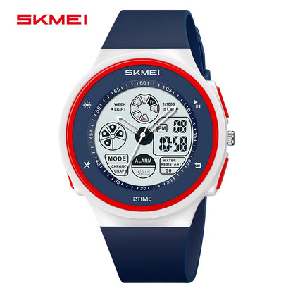 SKMEI 2346 New Arrival Colorful Fashion Unisex Men Women Time Big Digital Display PC Classic Sport Watch Chronograph Wristwatch