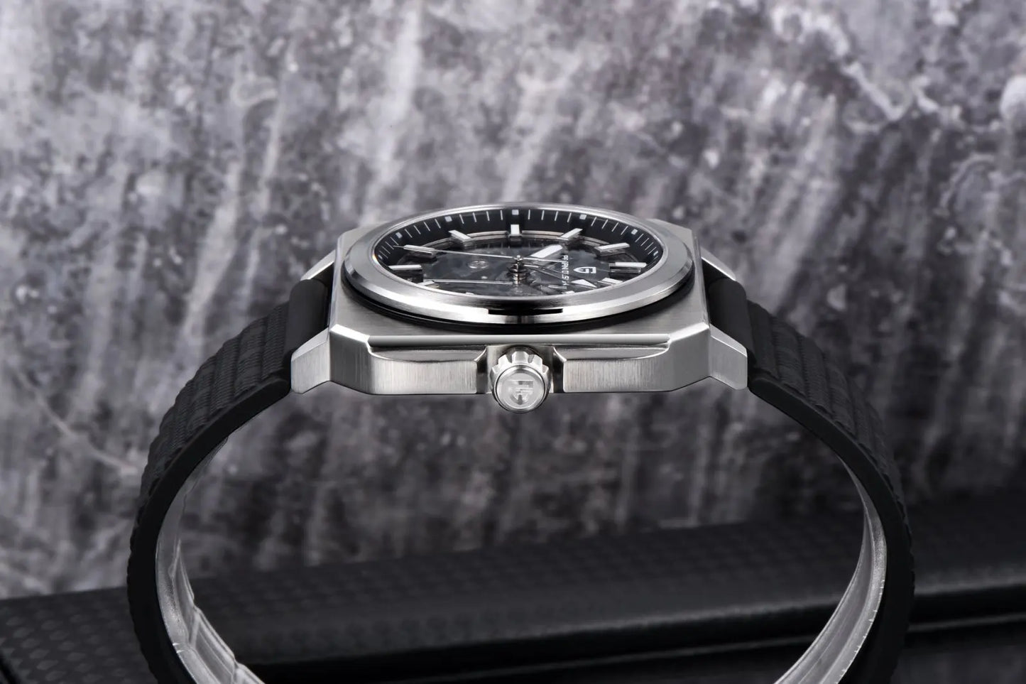 PAGANI DESIGN sports Square Men's Mechanical Automatic Watch Waterproof Retro Leather Outdoor Sports Luminous Gift Men's Watch