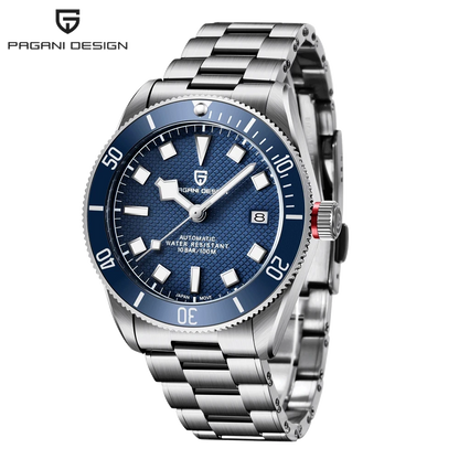 PAGANI DESIGN 2026 New BB58 Men's Watches Mechanical Watch For Men Luxury Automatic Miyota 8215 Sports Waterproof Watch Mens
