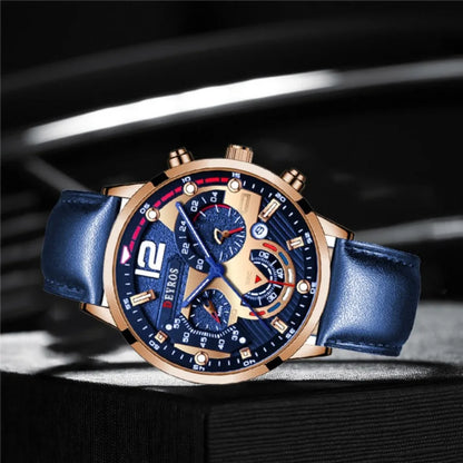 Fashion Elegant Men's Quartz Wrist Watch, Luxury Calendar Watches - Work and Daily Decoration. men watch