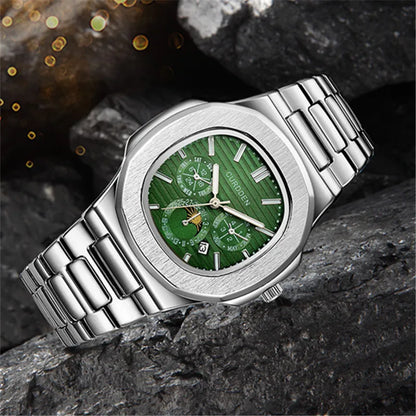 Original CURDDEN Famous Brand Men Watches Silver Fashion Alloy Band Gifts Date Quartz Watch Relogio Masculino Reloj Hombre 2026