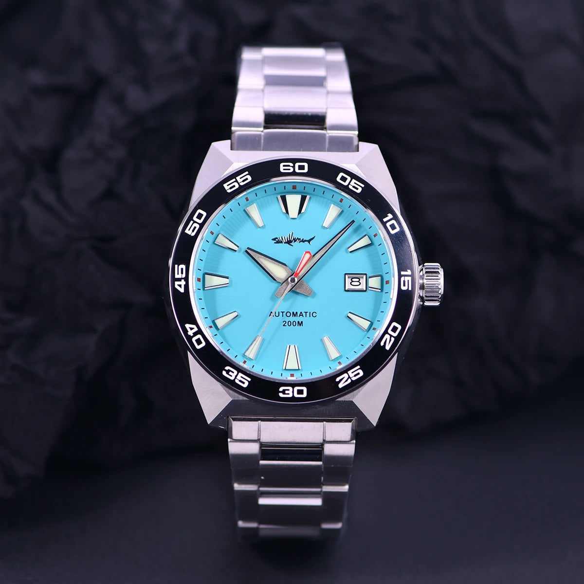 Heimdallr Monster Watch NH35A Movement 48mm Calendar C3 Luminous Stainless Steel Strap Automatic Mechanical Watch For Man 20Bar