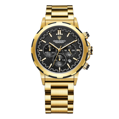 LIGE Luxury Men Watch Top Original Waterproof Luminous Chronograph Man Wristwatch Stainless Steel Quartz Men's Watches Reloj