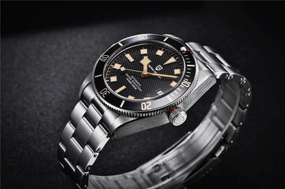 PAGANI DESIGN 2026 New BB58 Men's Watches Mechanical Watch For Men Luxury Automatic Miyota 8215 Sports Waterproof Watch Mens