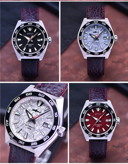 Heimdallr Monster Watch NH35A Movement 48mm Calendar C3 Luminous Stainless Steel Strap Automatic Mechanical Watch For Man 20Bar