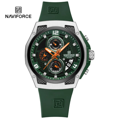 NAVIFORCE Top Brand Luxury Men's Quartz Watch Sport Chronograph Date Waterproof Wristwatch Fashion Business Men Watches Reloj