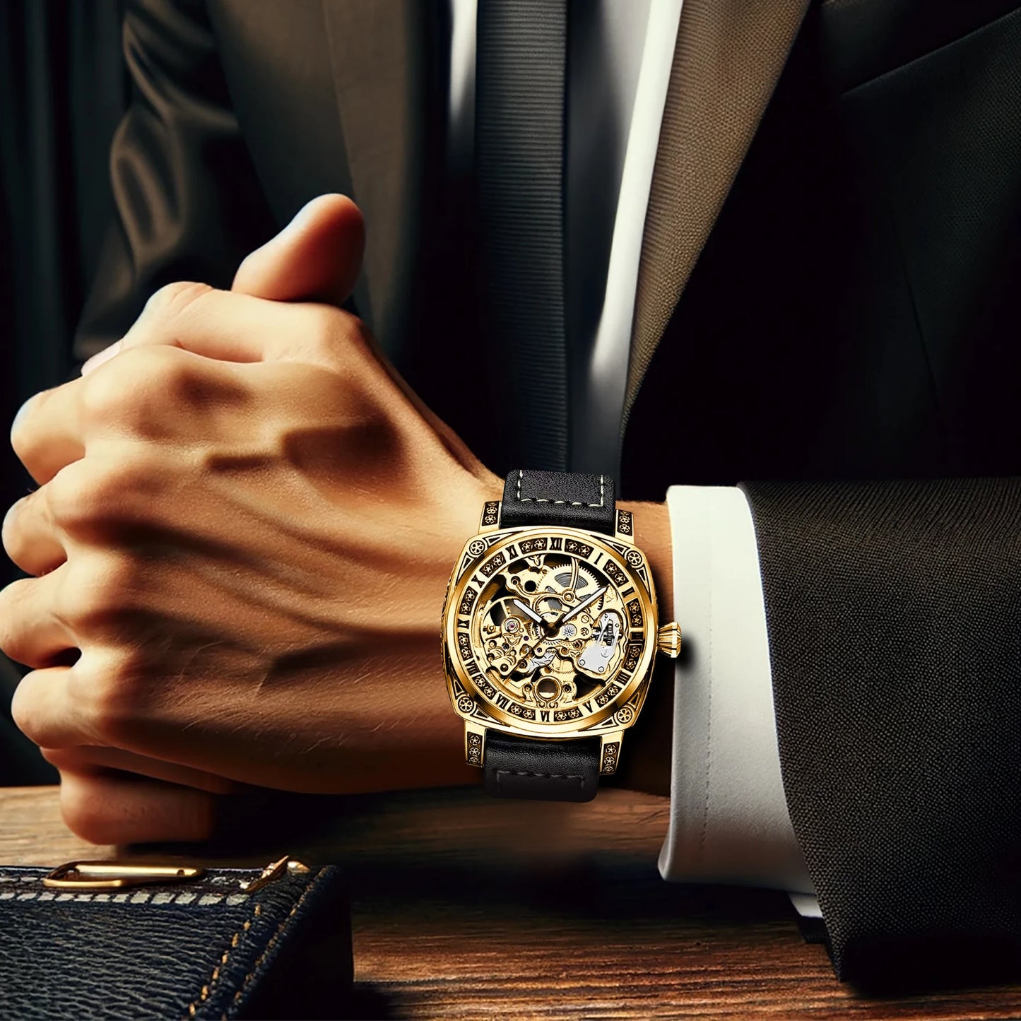 The new men's watch is innovative, high-end, niche, handsome, cool, classic and versatile, luminous men's mechanical watch