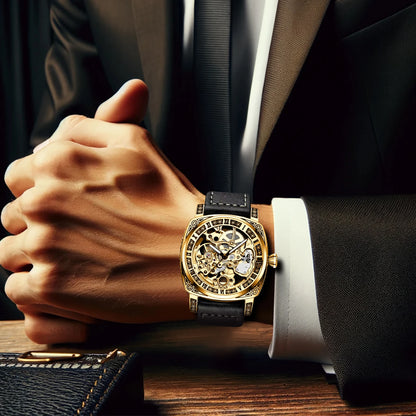 The new men's watch is innovative, high-end, niche, handsome, cool, classic and versatile, luminous men's mechanical watch