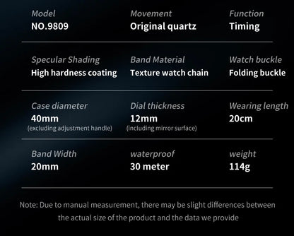 OLEVS 9809 Men Watch Original Brand Waterproof Quartz Watch Stainless Steel Strap Automatic Date  Sports Watch Mens Gifts Box