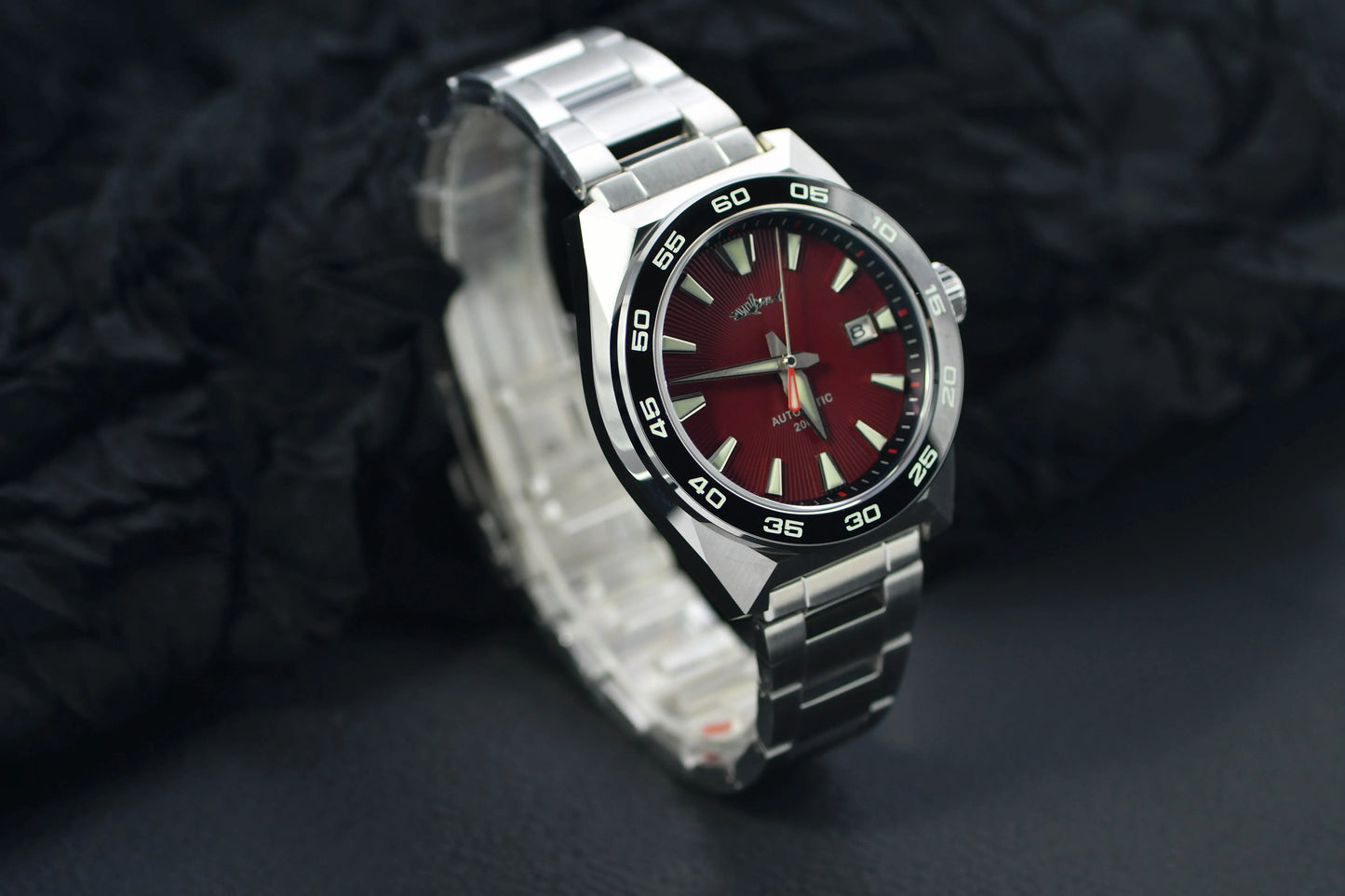 Heimdallr Monster Watch NH35A Movement 48mm Calendar C3 Luminous Stainless Steel Strap Automatic Mechanical Watch For Man 20Bar