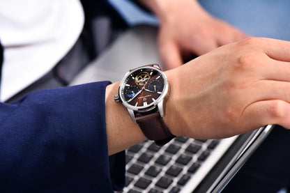 PAGANI DESIGN 2026 Men's Mechanical Watch E3255Y 41mm with Sapphire Glass Stainless Steel Calendar Waterproof Reloj Hombre